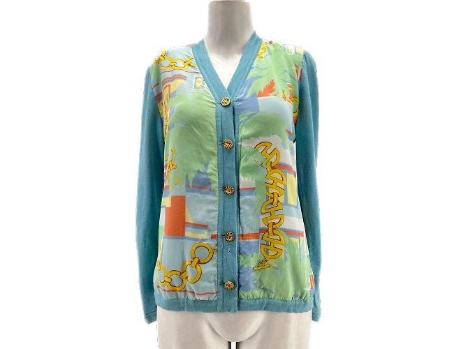 Céline Celine Strick T.FR 38 Wolle Blau 