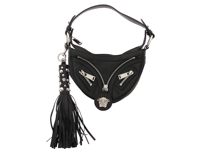 VERSACE  Handbags T.  leather Black  ref.1138019