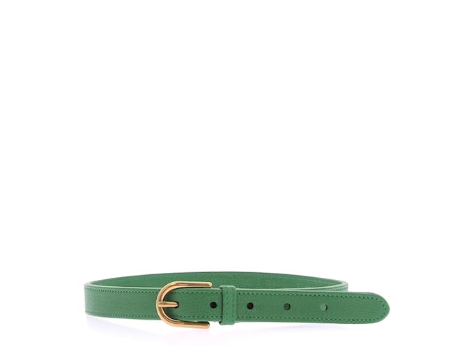 GUCCI  Belts T.cm 70 leather Green  ref.1138022