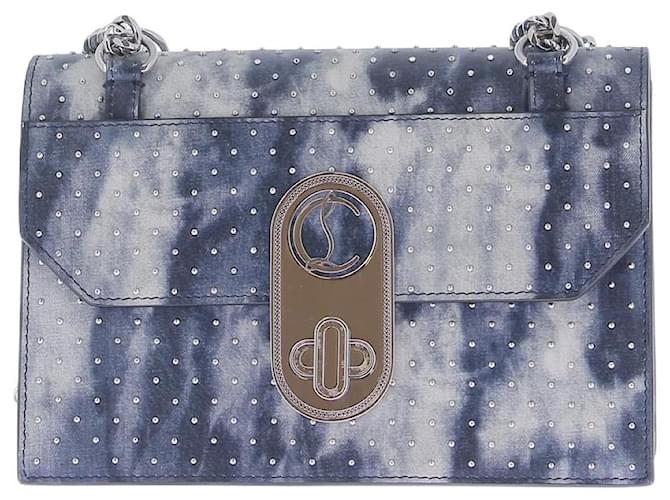 CHRISTIAN LOUBOUTIN  Handbags T.  leather Blue  ref.1138026