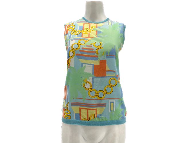 Céline Celine Oberteil T.FR 36 Wolle Blau