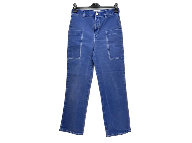 BONPOINT  Jeans T.fr 38 cotton Blue  ref.1138042