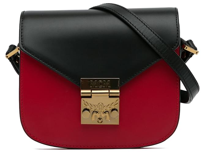 Bolsa transversal Patricia em couro vermelho MCM Bezerro-como bezerro  ref.1138095