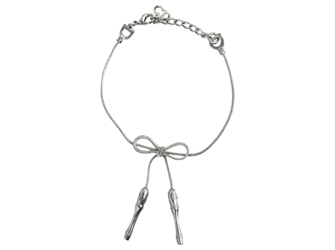 Bracciale Dior in argento con corda per saltare Metallo  ref.1138153