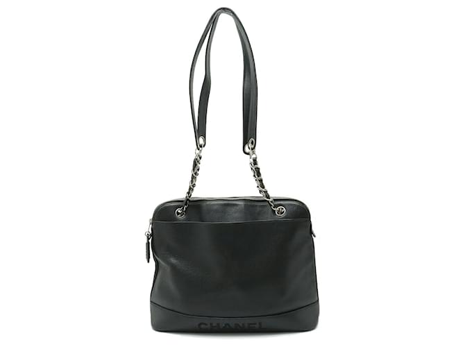 Timeless Chanel Black Leather  ref.1138224