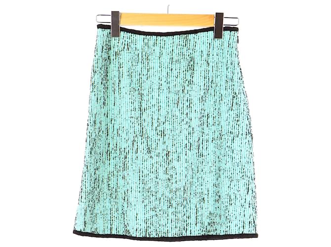 Rochas Skirt suit Blue Cotton  ref.1138258