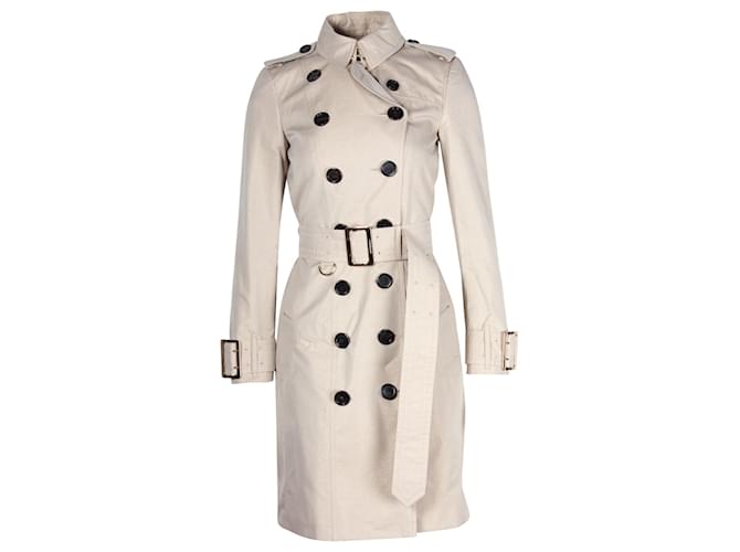 Burberry London Kensington Trench Coat em algodão bege  ref.1138268