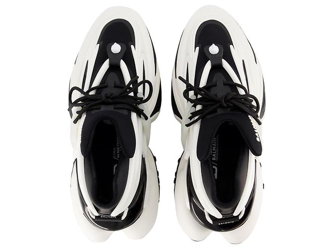 Unicorn Sneakers - Balmain - Leather - Black/ White