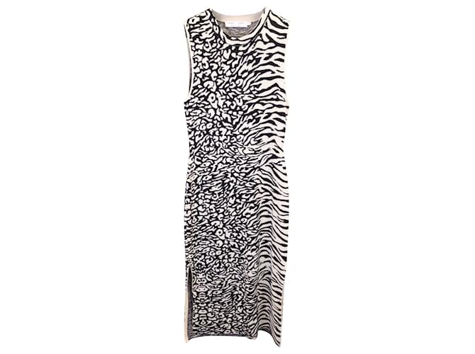 Abito midi jacquard Proenza Schouler White Label Wo in viscosa con stampa animalier Stampa python Fibra di cellulosa  ref.1138308