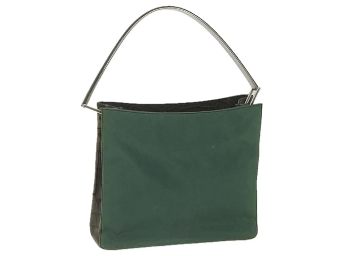 PRADA Shoulder Bag Nylon Green Auth ki3708  ref.1138549