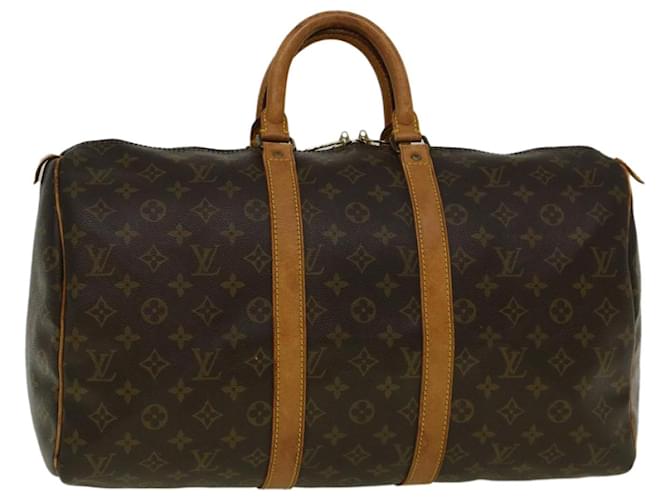 Louis Vuitton-Monogramm Keepall 45 Boston Bag M.41428 LV Auth 59185 Leinwand  ref.1138573