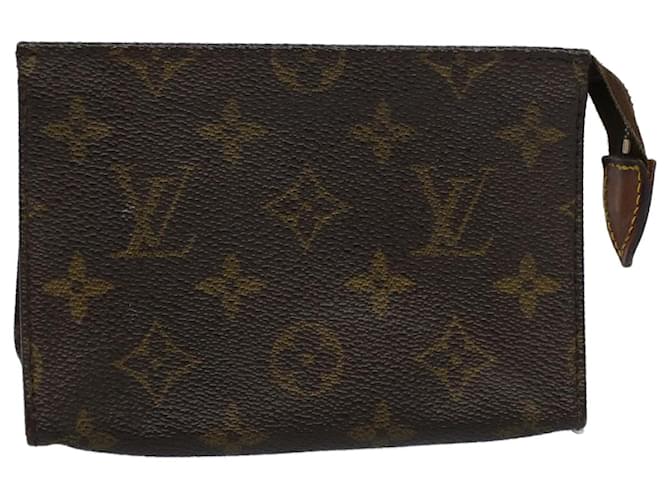 Louis Vuitton Monogram Poche Toilette 15 Bolsa M47546 Autenticação de LV 59110 Monograma Lona  ref.1138659