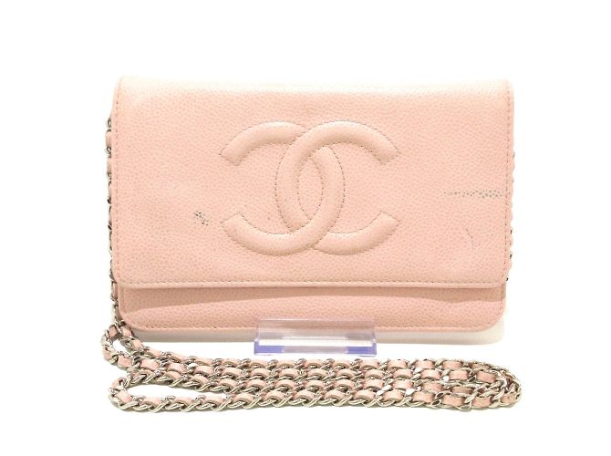 Chanel Wallet on Chain Pink