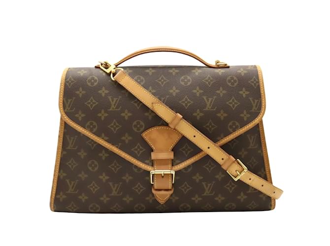 Louis Vuitton Beverly Braun Leinwand  ref.1141526