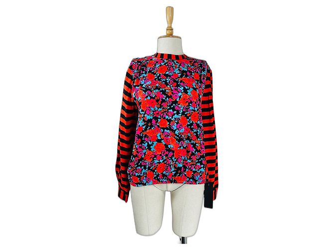 Camicetta Mads Norgaard Brasca Super Flower Viscose Multicolore