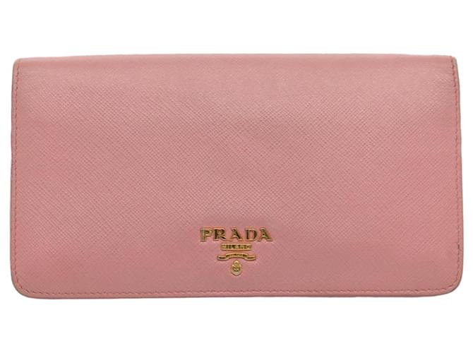 Prada Saffiano Pink Leder  ref.1141885