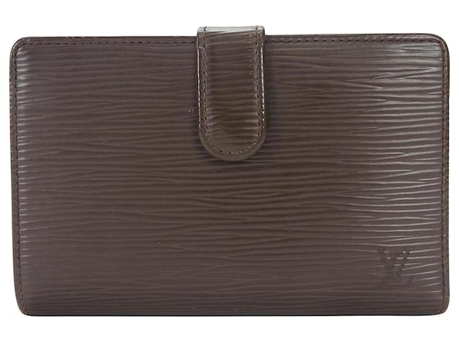 Louis Vuitton Portefeuille viennois Brown Leather  ref.1141912