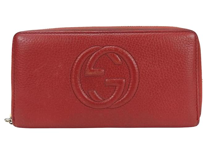 gucci Cuir Rouge  ref.1142166