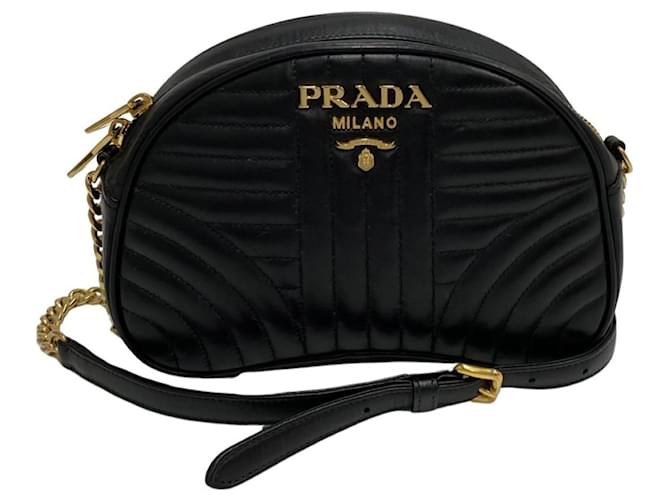 Prada diagramme leather clearance handbag