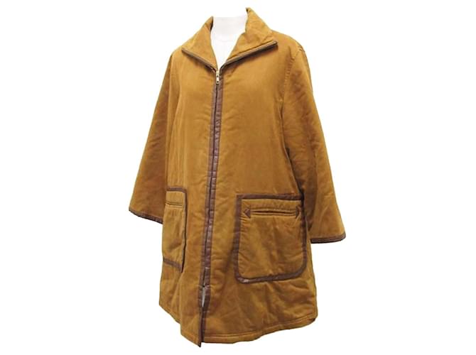 Leonard Coats, Outerwear Brown Synthetic  ref.1142322
