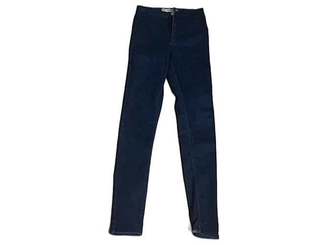 Topshop Jeans Blue Cotton  ref.1142326