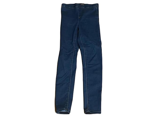 Topshop Jeans Blue Cotton  ref.1142329