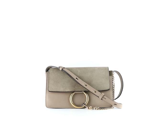 Faye Chloé CHLOE  Handbags T.  leather Grey  ref.1142336
