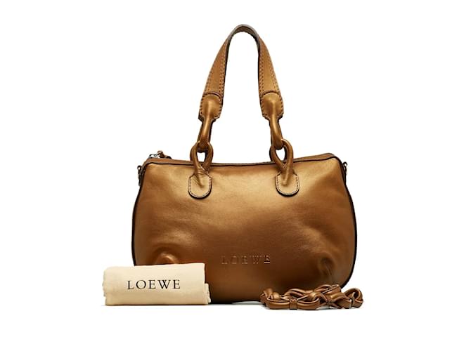 Loewe Leather Handbag Brown  ref.1142404