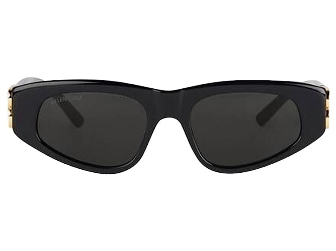 Balenciaga Dynasty D-Frame Gafas de sol en acetato negro Fibra de celulosa  ref.1142516