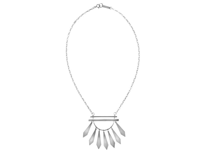 Isabel Marant Dancing Necklaces Silver Silvery Metallic  ref.1142521