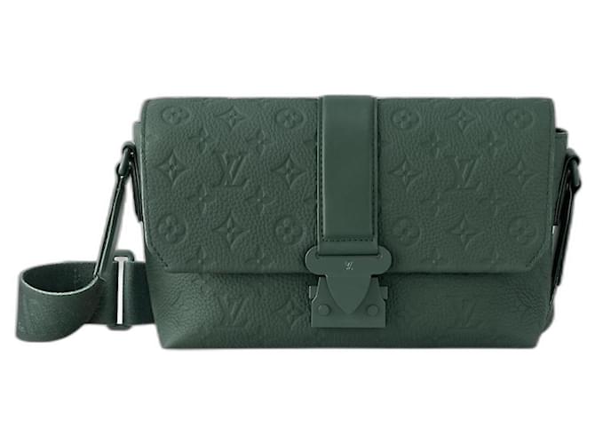 Louis Vuitton LV S- Cape Messenger green new Dark green Leather  ref.1142556