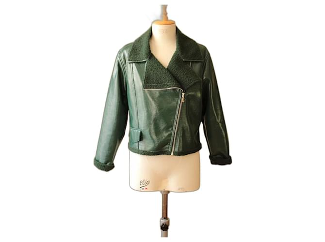 Weill perfecto jacket Green Synthetic  ref.1142571