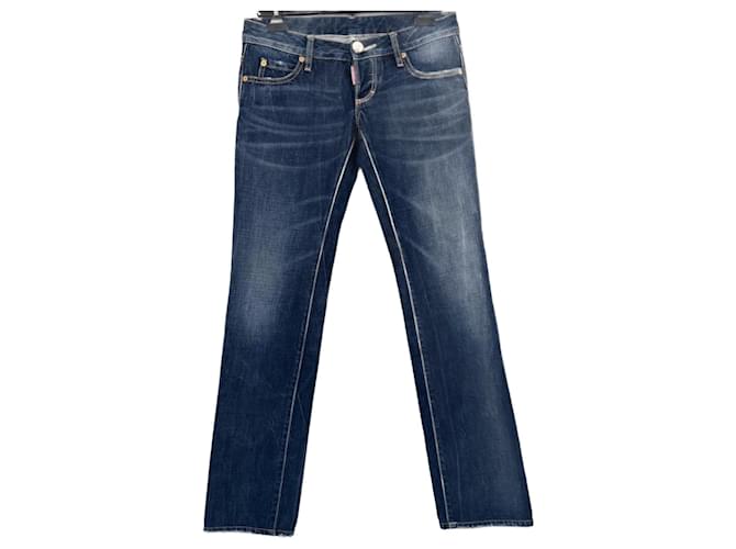 Dsquared2 Jeans Blu Cotone  ref.1142578