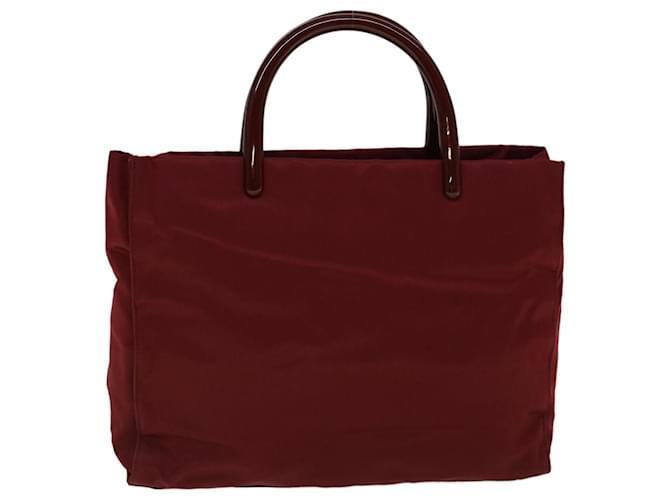PRADA Shoulder Bag Nylon Red Auth fm2935  ref.1142696