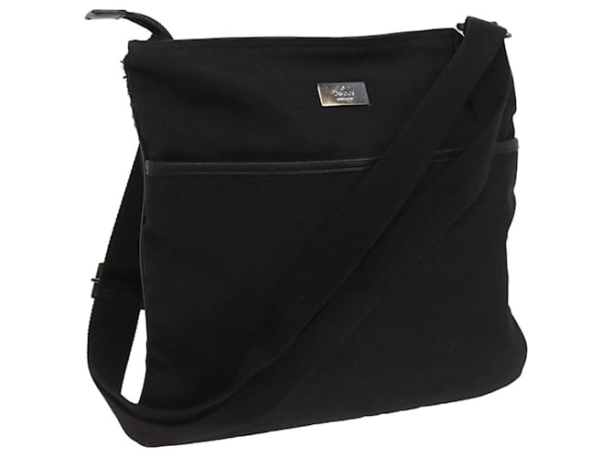 GUCCI Shoulder Bag Canvas Black 141626 Auth bs9546 Cloth  ref.1142712