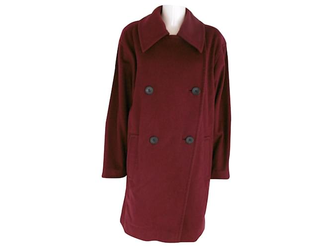 Pierre Balmain Coats, Outerwear Red Wool  ref.1142742