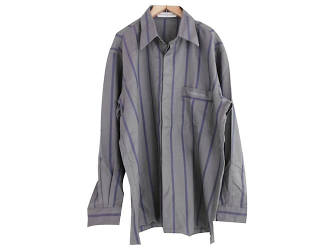 Pierre Balmain Shirts Grey Cotton  ref.1142757