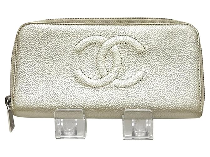 Timeless Chanel Verde Couro  ref.1142817