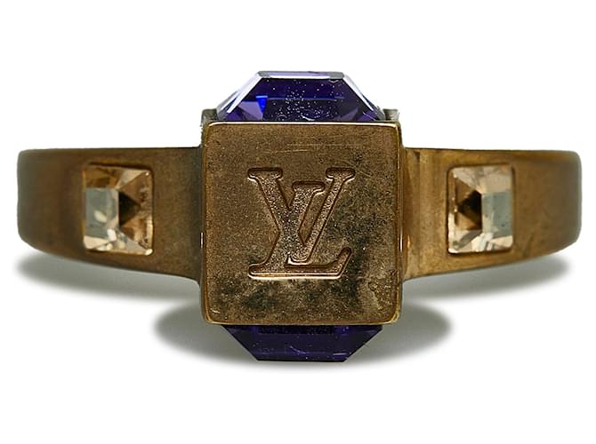 Anel de jogo de ouro Louis Vuitton Dourado Metal  ref.1143049