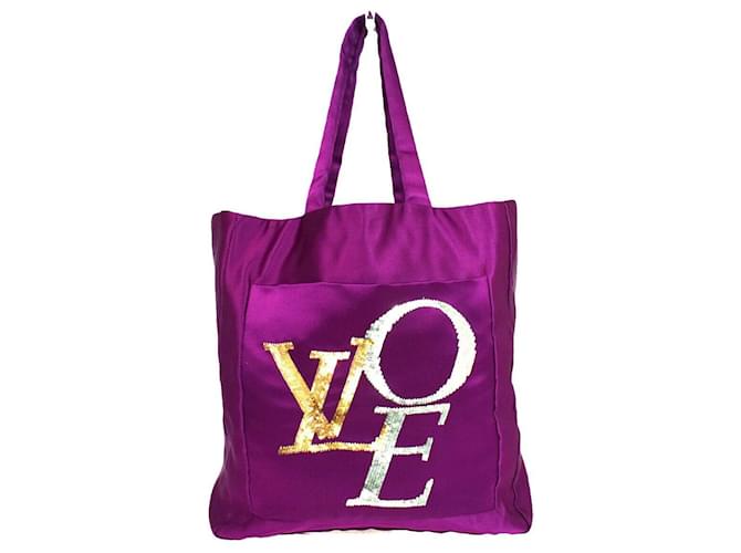 Louis Vuitton That's love Tote Purple Synthetic  ref.1143113