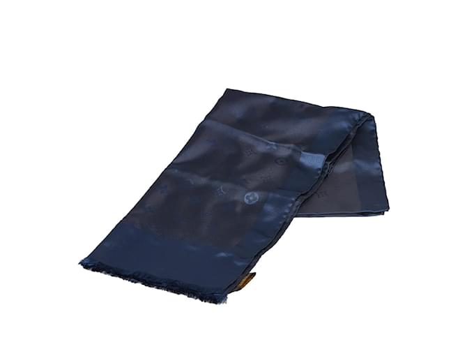 Louis Vuitton Monogram All In LV Bandeau  M77002 Blue Silk Cotton  ref.1143277