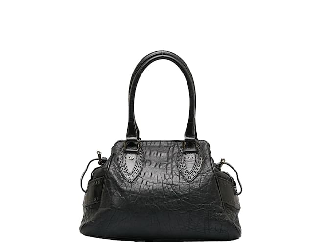 Fendi Etniko Leather Handbag 8BN157 Brown  ref.1143283
