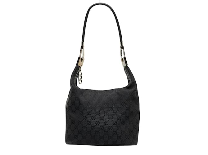 Gucci GG Canvas Hobo Shoulder Bag  002 058 Black Cloth  ref.1143313
