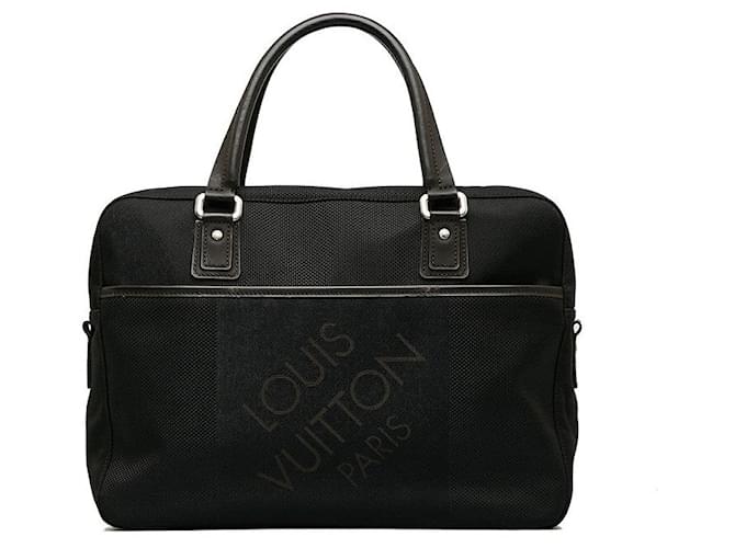 Louis Vuitton Damier Geant Yack Bag M93082 Schwarz Leinwand  ref.1143314