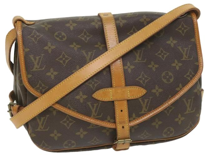 Louis Vuitton Monogram Saumur 30 Shoulder Bag M42256 LV Auth 58948 Cloth  ref.1143417