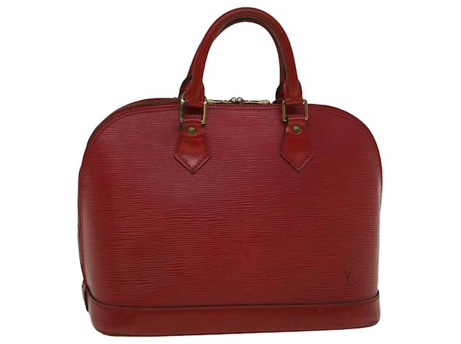 LOUIS VUITTON Epi Alma Handtasche Kastilisches Rot M52147 LV Auth 59214 Leder  ref.1143428