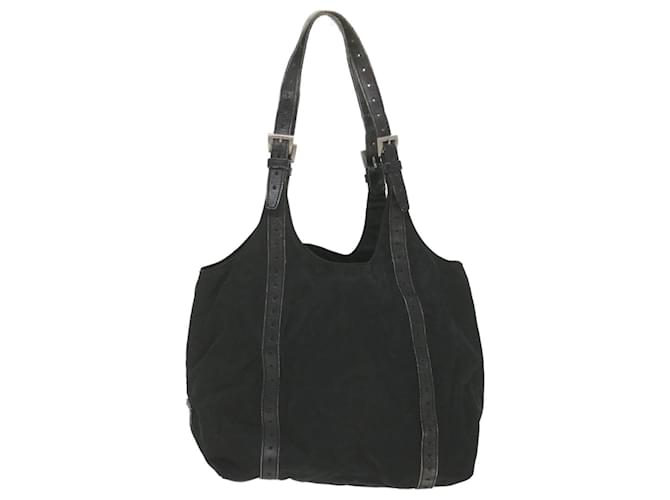 PRADA Bolso Tote Nylon Negro Auth bs9826  ref.1143478