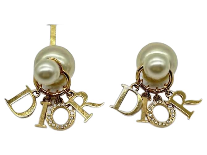 Dior Tribal golden earrings Gold hardware Steel  ref.1145285