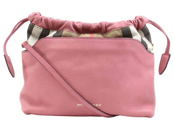BURBERRY Pink Leather  ref.1145311