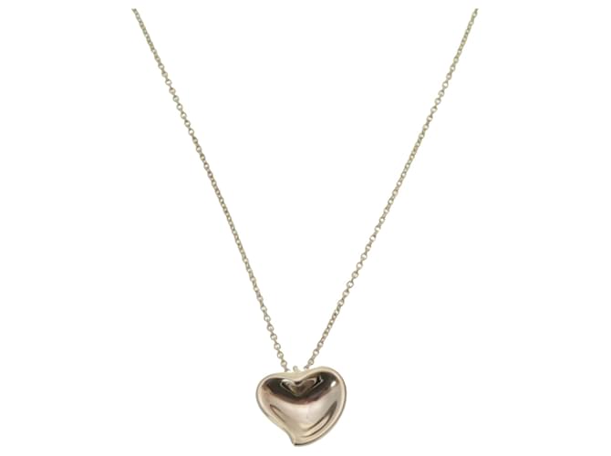 Tiffany & Co Full heart Silvery Silver  ref.1145316